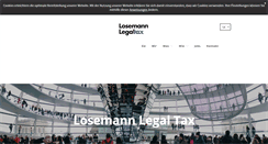 Desktop Screenshot of losemann-legal-tax.com