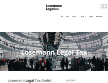 Tablet Screenshot of losemann-legal-tax.com